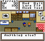 Legend of the River King GB (Europe) In game screenshot